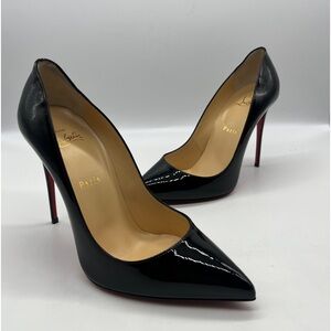 Christian Louboutin Black Patent So Kate 120 size 39 1/2